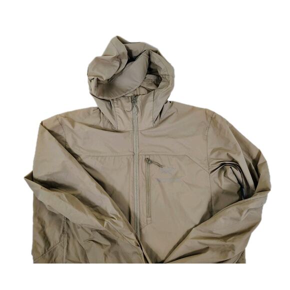Arc’teryx Incendo Airshell Hoody Jacket Men’s Small Beige Ultralight Packable - Picture 1 of 11